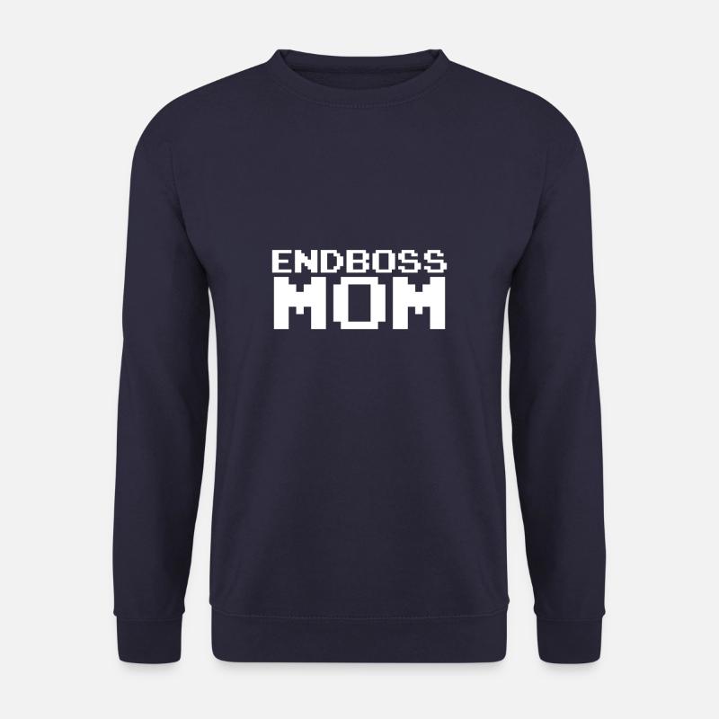 Endboss Gamer Mom Mutter Geschenk - Unisex Pullover - Navy