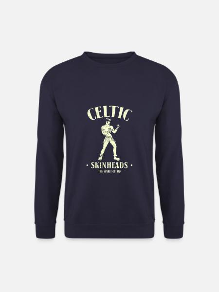 Celtic Skinheads Produkt | Irisch / Schottisch - Unisex Pullover - Navy