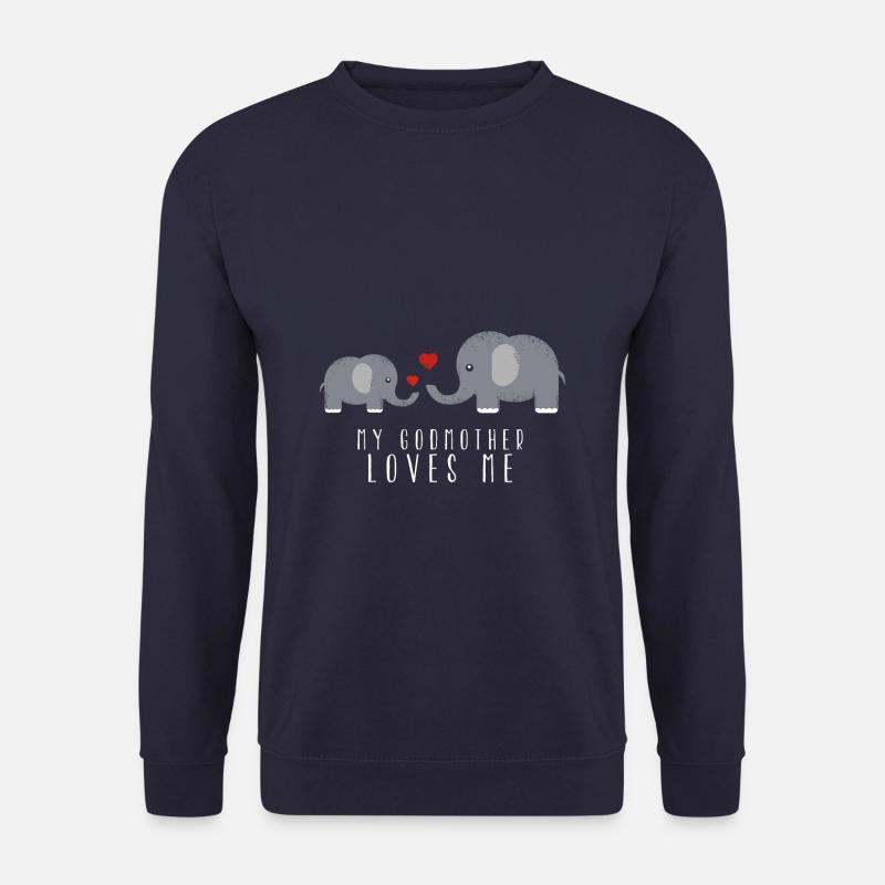 Patentante Patenkind Taufpate Pate Baby Geschenk - Unisex Pullover - Navy
