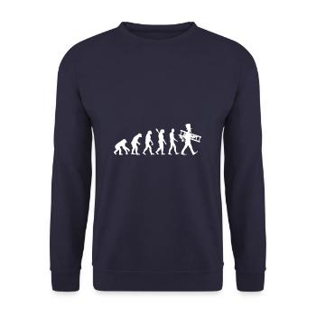 Chimney sweep chimney sweep gift chimney sweep - Unisex Sweatshirt - navy - Front - Alina (178cm) & Michal (187cm)