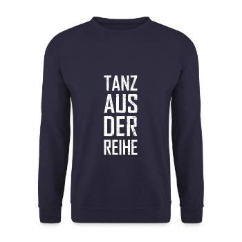 Tanz Aus Der Reihe - Unisex Pullover - Navy - Vorne - Alina (178cm) & Michal (187cm)