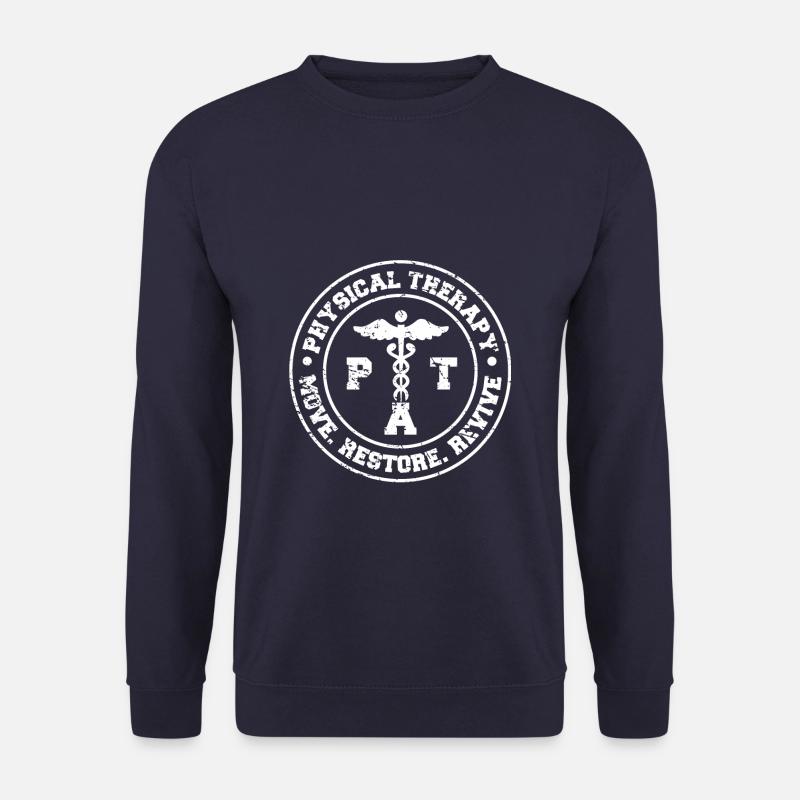 Physiotherapie Physio Physiotherapeut Therapeutin - Unisex Pullover - Navy