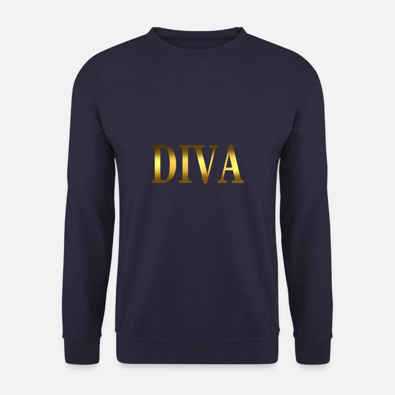 Gold diva - Unisex Sweatshirt - navy