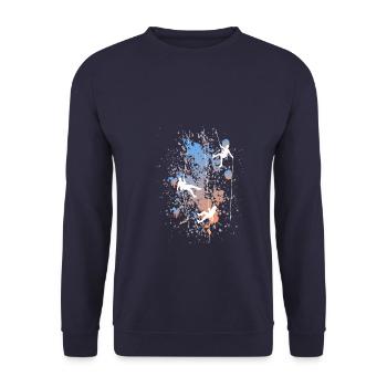 Cadeau nature alpinisme alpinisme alpiniste - Sweat-shirt Unisexe - marine - Devant - Alina (178cm) & Michal (187cm)