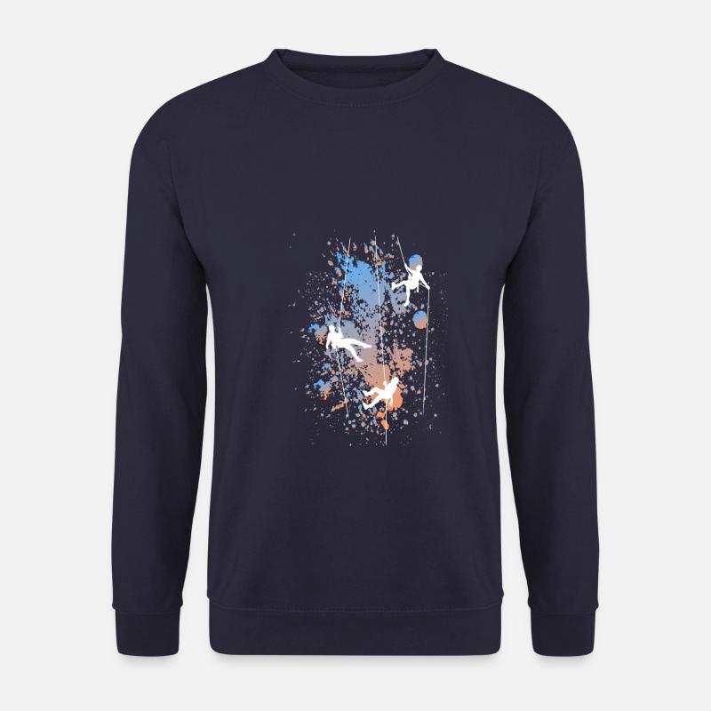 Berge Wandern Bergsteigen Kletterer Natur Geschenk - Unisex Pullover - Navy