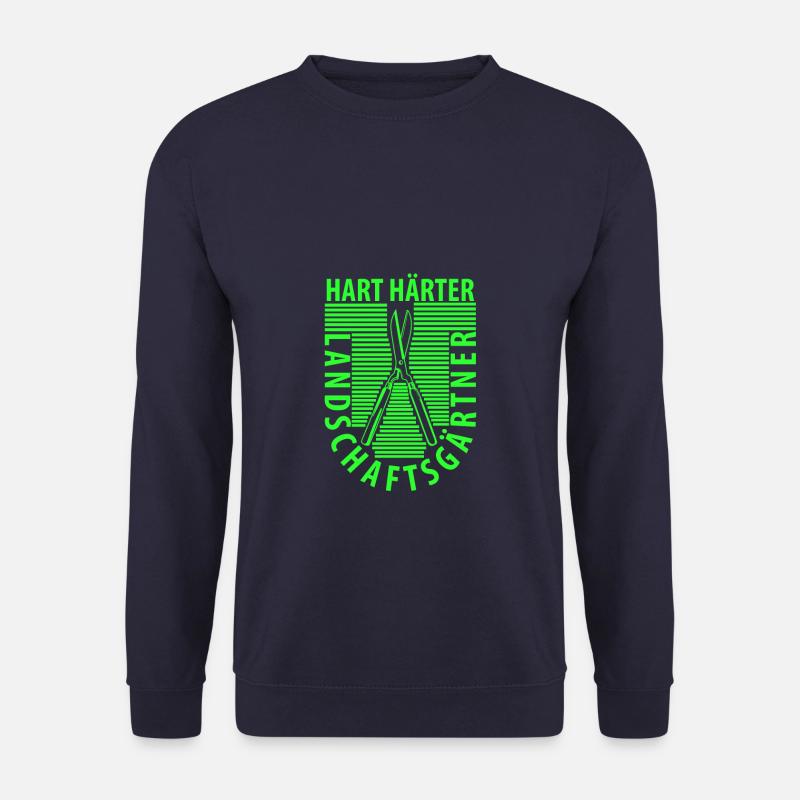 Landschaftsgärtner Gärtner Hart Härter Geschenk - Unisex Pullover - Navy