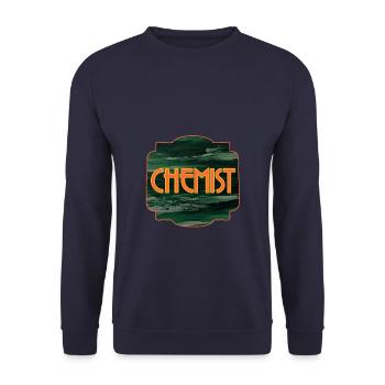 chimiste - Sweat-shirt Unisexe - marine - Devant - Alina (178cm) & Michal (187cm)
