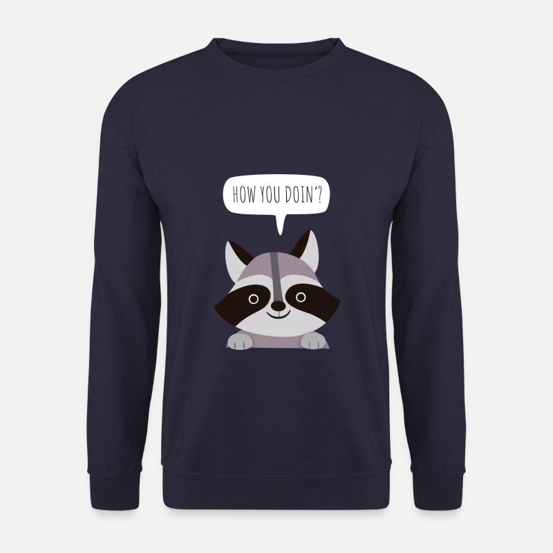 süßer Waschbär - Unisex Pullover - Navy