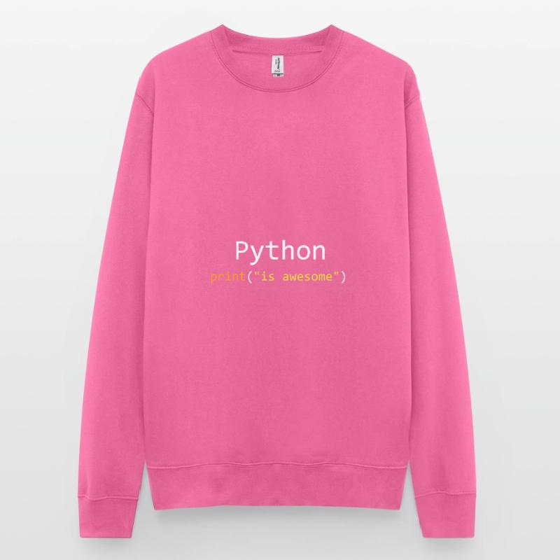 Python is awesome Sweat-shirt Unisexe