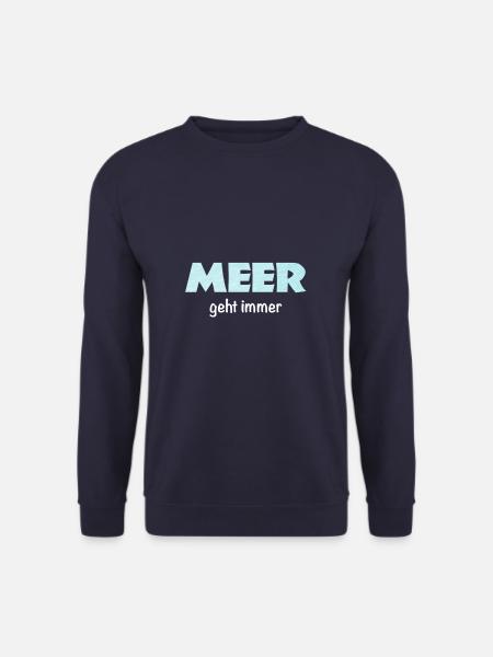 Meer geht immer - Unisex Pullover - Navy
