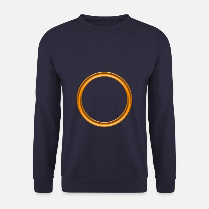 Ring orange - Unisex Pullover - Navy