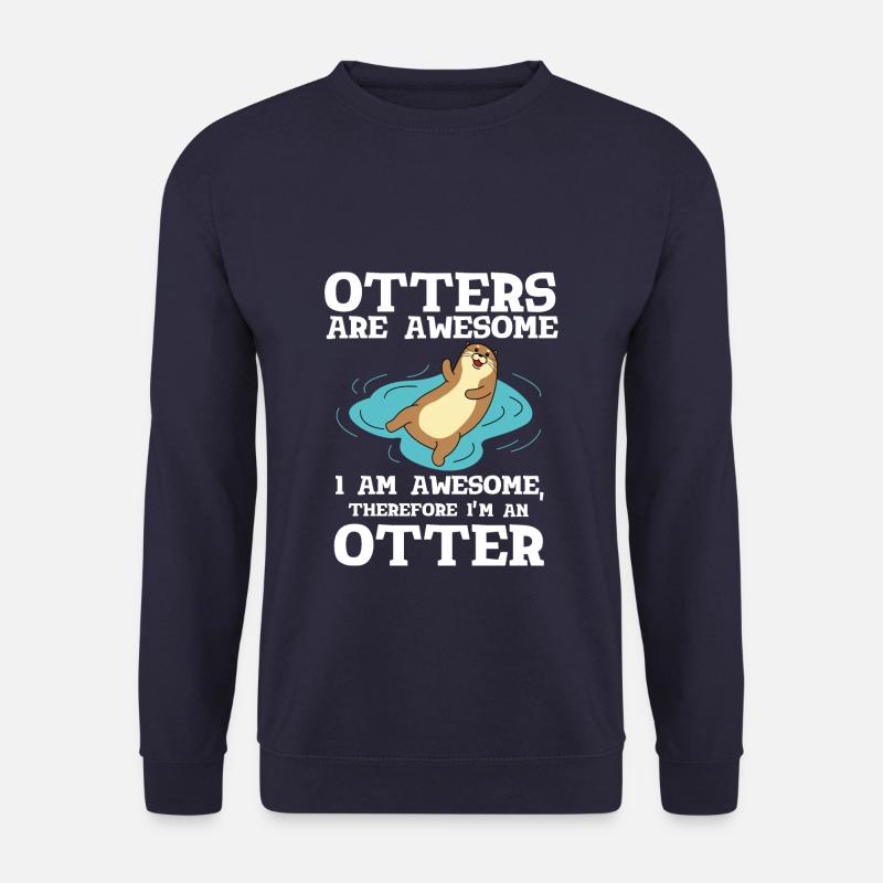 otter - Unisex Pullover - Navy