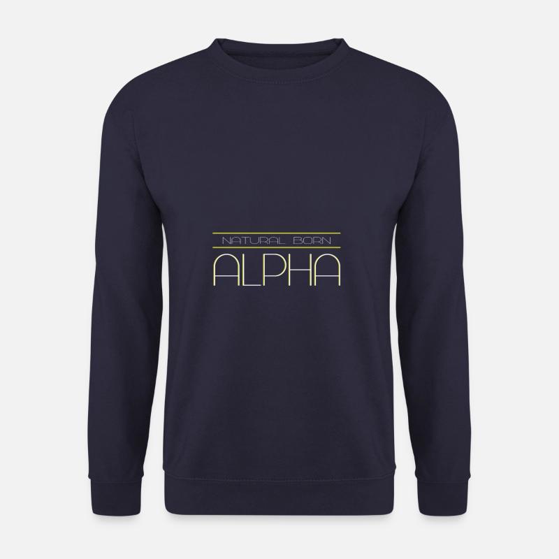 Natürliches Alpha - Unisex Pullover - Navy