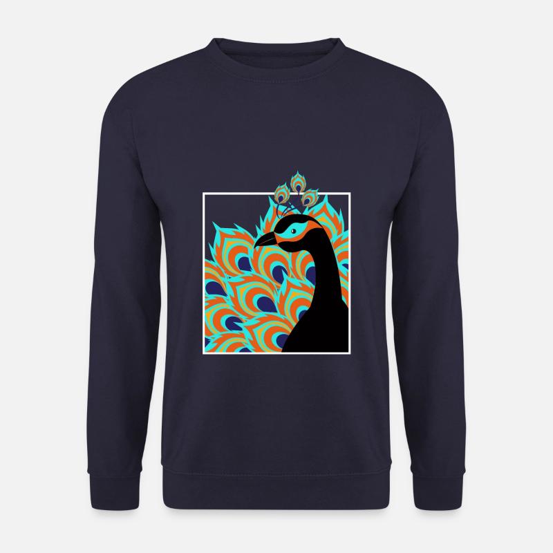 peacock - Unisex Sweatshirt - navy