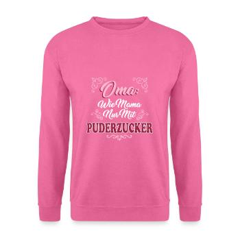 oma - Unisex Pullover - Pink - Vorne
