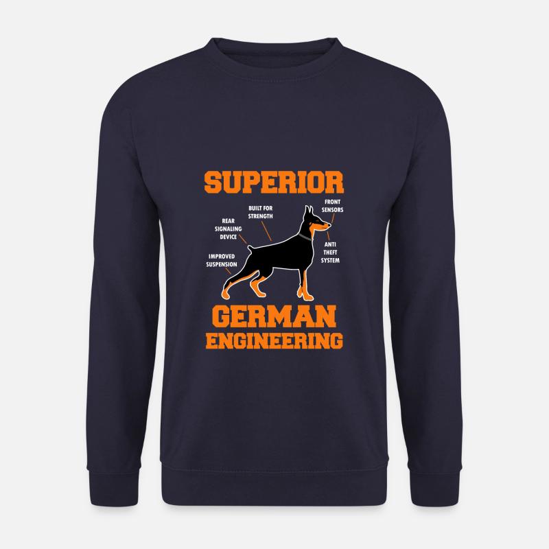 doberman - Unisex Sweatshirt - navy