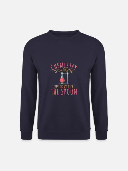 Chemistry is like cooking - Unisex Sweatshirt - navy