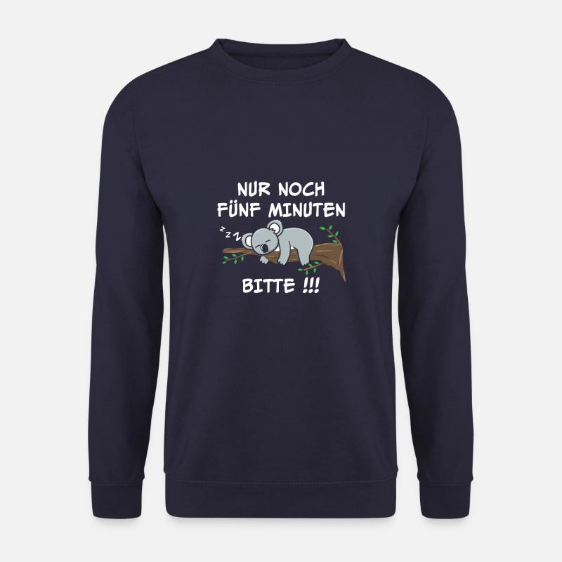 Müder Koalabär will noch schlafen Australien - Unisex Pullover - Navy