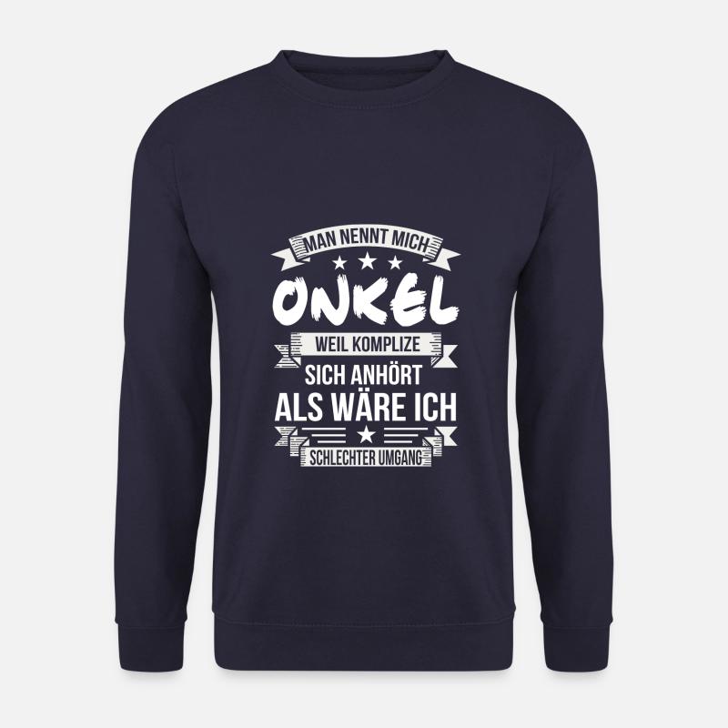 Patenonkel Onkel Patenkind Taufpate Pate - Unisex Pullover - Navy