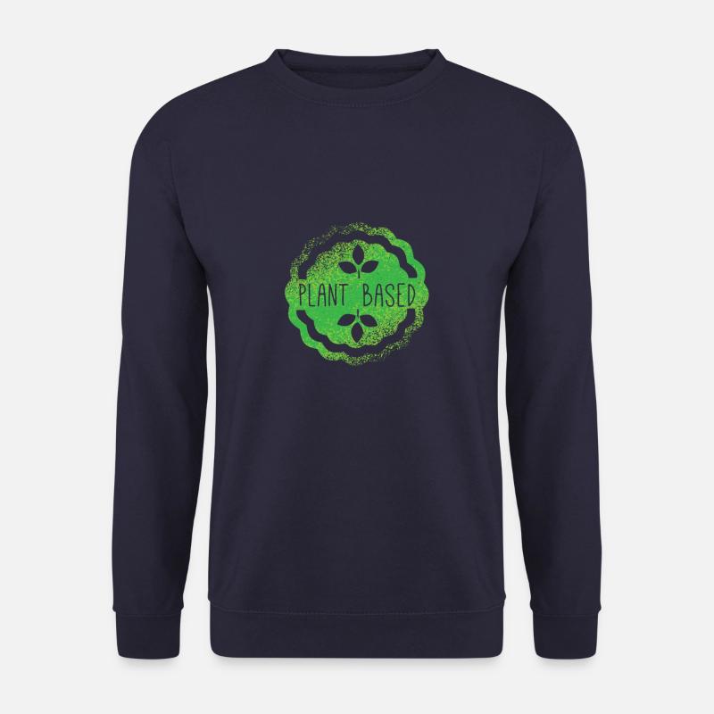 plant based vegan - Unisex Sweatshirt - navy