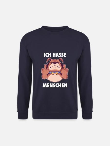 Ich hasse Menschen - Unisex Pullover - Navy