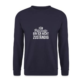 Lustig Büro - Unisex Pullover - Navy - Vorne - Alina (178cm) & Michal (187cm)