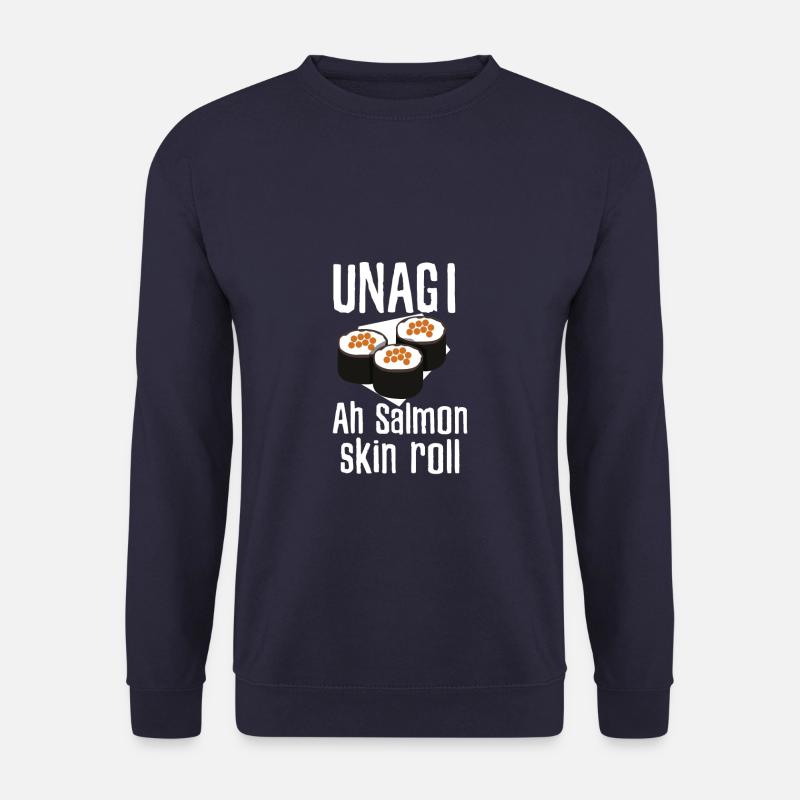 Unagi bleiben in totaler Bewusstheit - Unisex Pullover - Navy