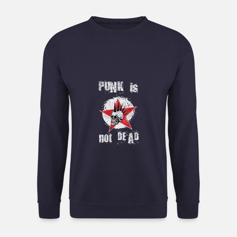Punk is not dead | Punk Rock Musik & Punker - Unisex Pullover - Navy
