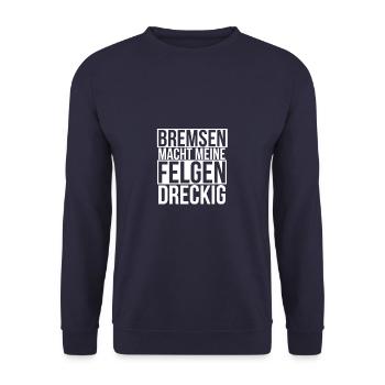 Auto - Unisex Pullover - Navy - Vorne - Alina (178cm) & Michal (187cm)
