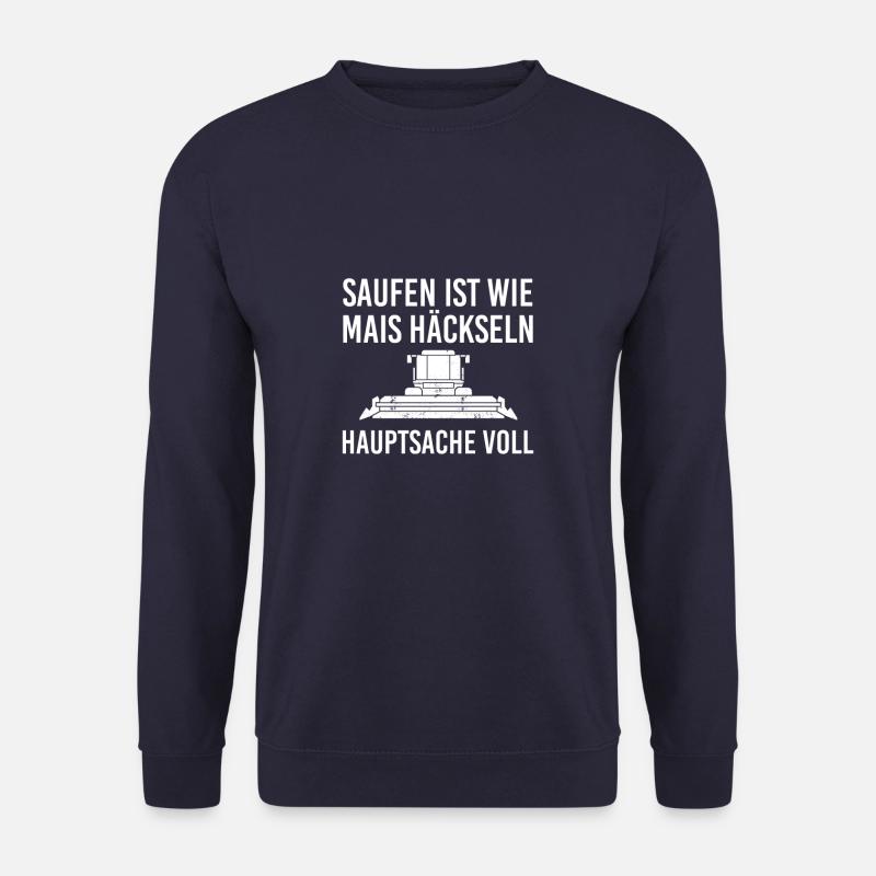 alkohol Bauer - Unisex Pullover - Navy