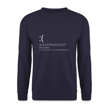 Programmierer - Unisex Pullover - Navy - Vorne - Alina (178cm) & Michal (187cm)