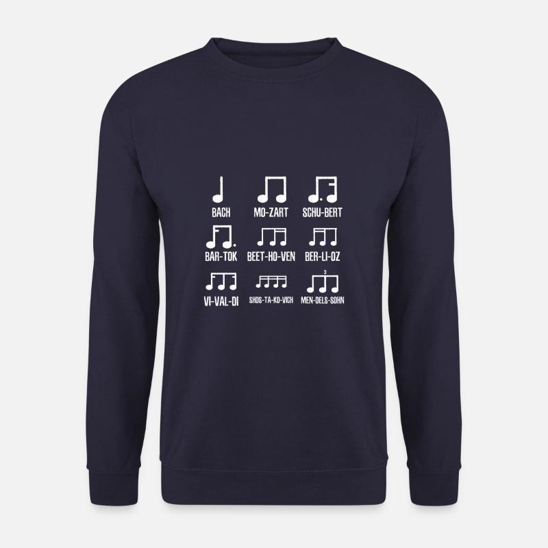 Komponist von Musiknoten - Unisex Pullover - Navy