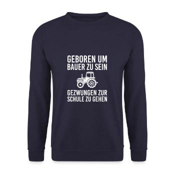 Bauer - Unisex Pullover - Navy - Vorne - Alina (178cm) & Michal (187cm)