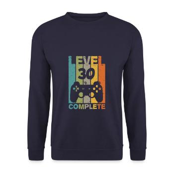 Nerd gamer ne pas niveler le jeu geek gamen femme homme - Sweat-shirt Unisexe - marine - Devant - Alina (178cm) & Michal (187cm)