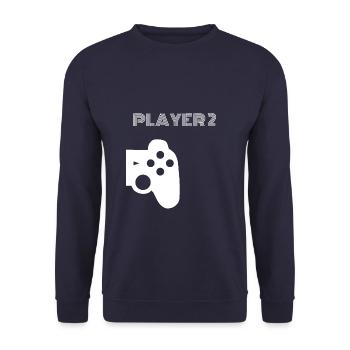 Nerd gamer ne pas niveler le jeu geek gamen femme homme - Sweat-shirt Unisexe - marine - Devant - Alina (178cm) & Michal (187cm)