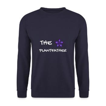 Pflanze Pater Botanische Sukkulente Botanikgarten - Unisex Pullover - Navy - Vorne - Alina (178cm) & Michal (187cm)