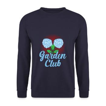 Gardening Garden Clubs - Unisex Pullover - Navy - Vorne - Alina (178cm) & Michal (187cm)