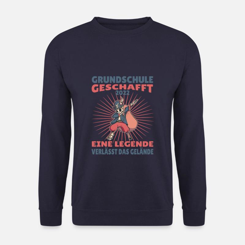 Grundschule Geschafft 2022 Legende Verlässt das - Unisex Pullover - Navy