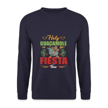 Holy Fiesta Time - Unisex Pullover - Navy - Vorne - Alina (178cm) & Michal (187cm)