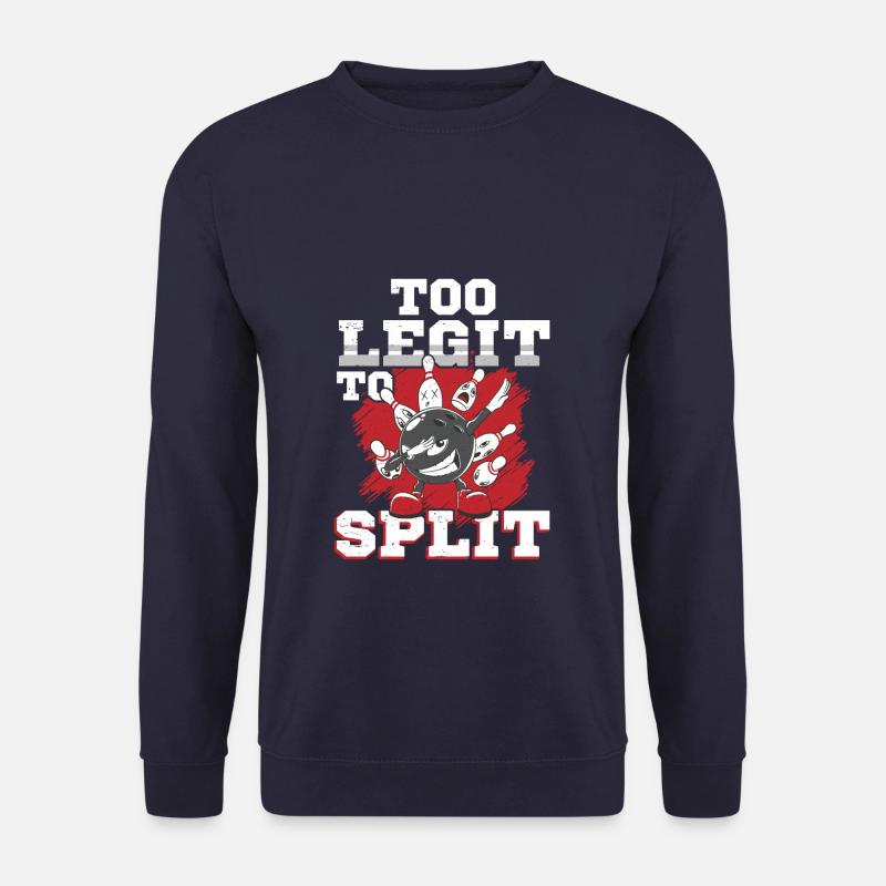 Funny Bowling Pins - Unisex Pullover - Navy