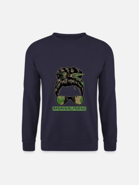 Army Girlfriend - Unisex Pullover - Navy