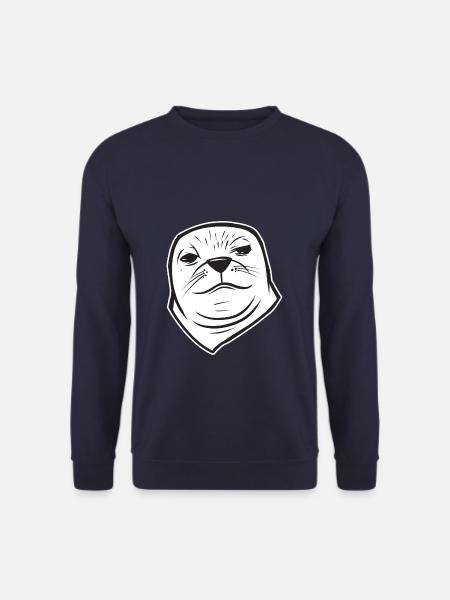 Cute Seal - Unisex Pullover - Navy