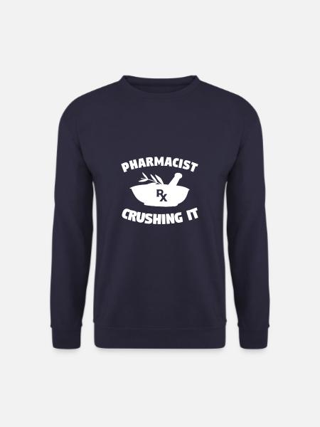 Pharmacist Crashing It Pharmacy Technician - Unisex Sweatshirt - navy