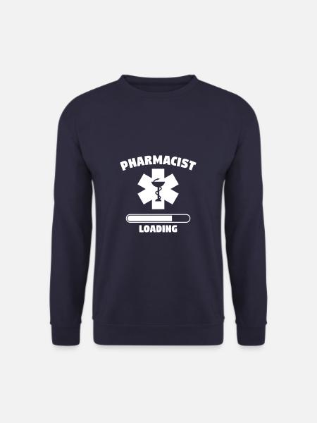 Pharmacist Loading Pharmacy Technician Medical - Unisex Sweatshirt - navy