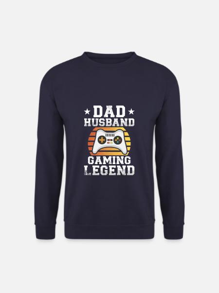 Dad Husband Gaming Legend - Unisex Pullover - Navy
