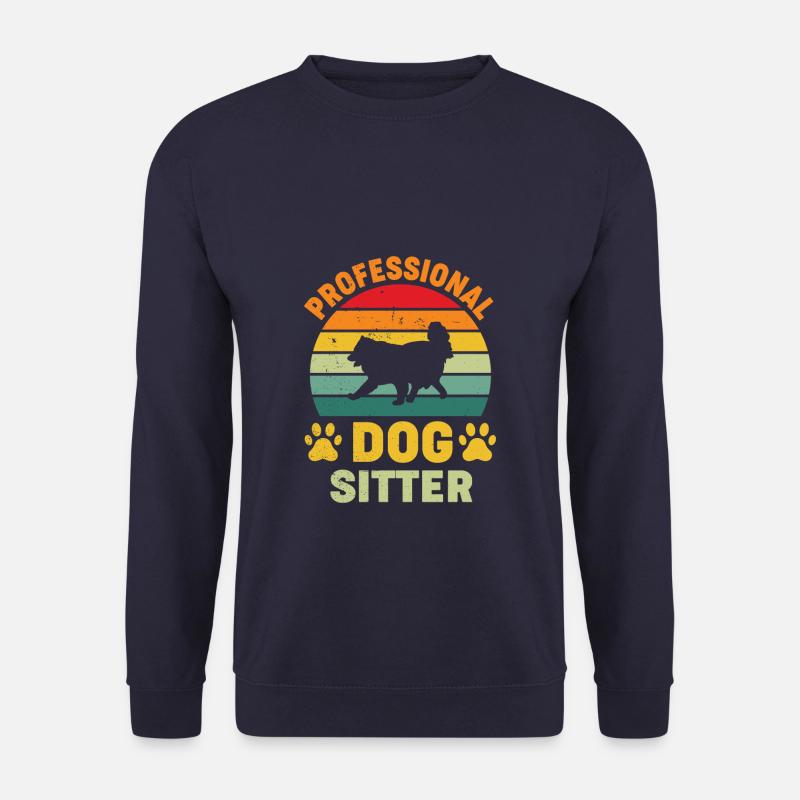 Professional Dog Sitter - Unisex Pullover - Navy