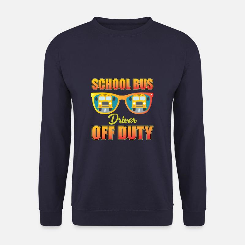 School Bus Drivers Off Duty - Unisex Pullover - Navy
