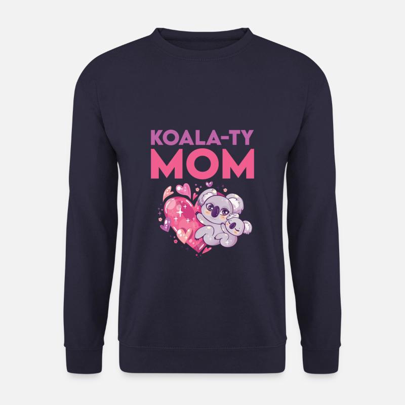 Pun Koala Koalaty Mom - Unisex Pullover - Navy