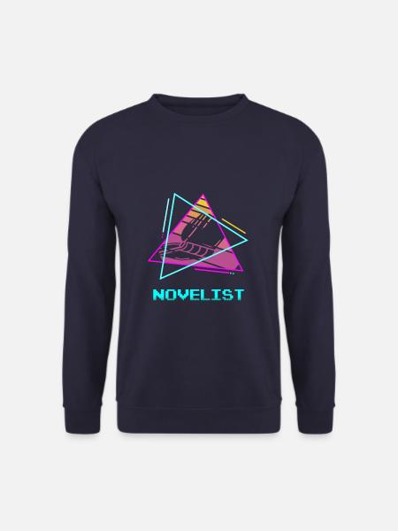 Romancier rétro Auteur de romans - Sweat-shirt Unisexe - marine