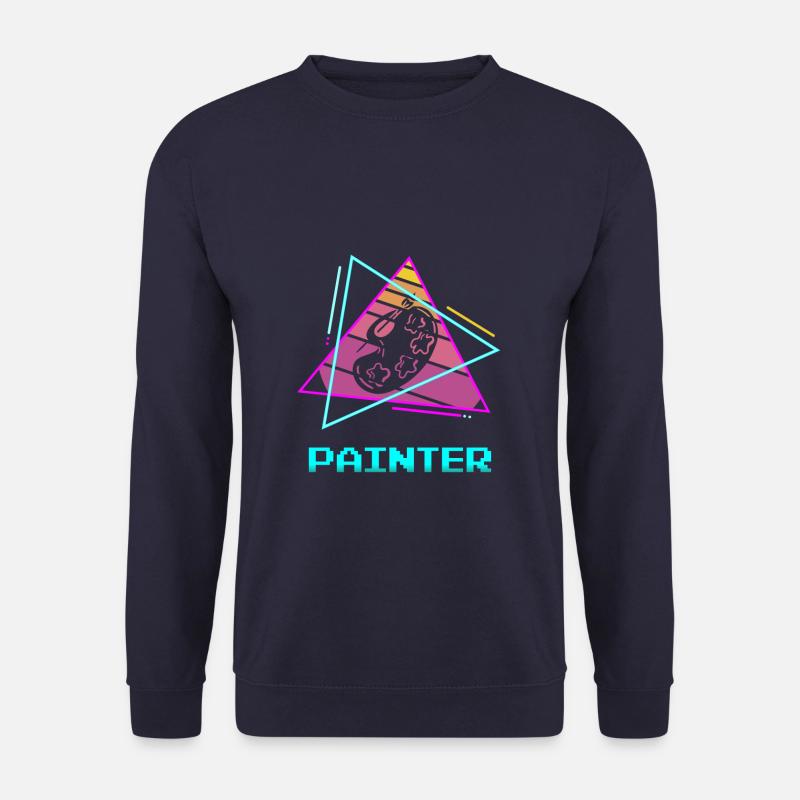 Retro Painter Paint Painting - Unisex Sweatshirt - navy